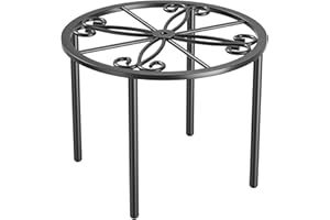 Bussdis Plant Stand 1Pack 10.2 inch/26 cm Heavy Duty Metal Stand Decorates Plants Flower Pot Stand Rack for Room Indoor and O