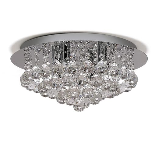 4 Lights Modern Crystal Ceiling Lighting Chandeliers Pendants