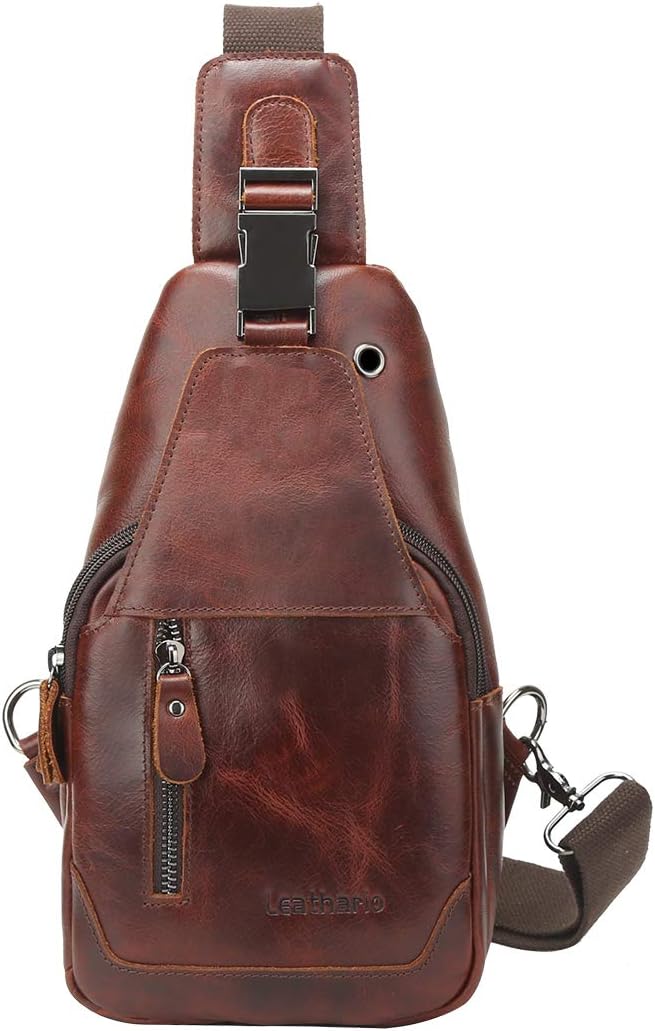 YOSOO Sac bandoulière en simili cuir pour femmes Sac poitrine