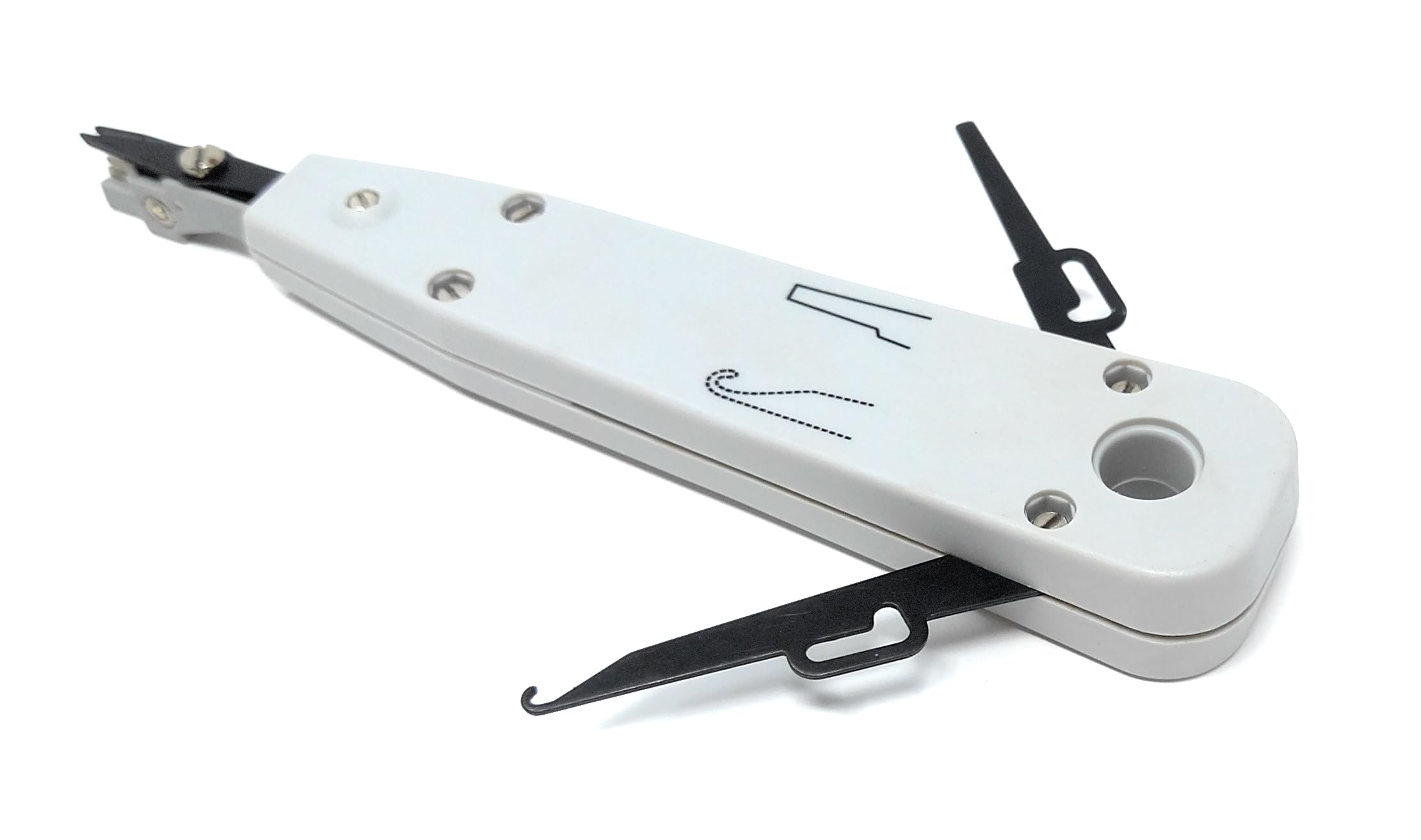 Punch Down Krone IDC Tool, Eyelet Punch Kit for Network Cable Wire Installation, Telecom, Suitable for CW1308 Leads