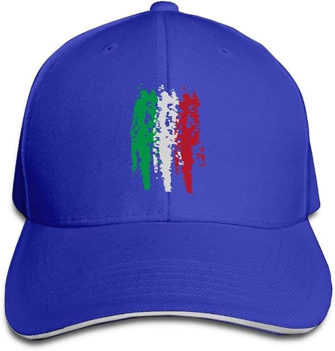 Yearinspace Unisex Italia Italy Italian Flag Adult Adjustable Peaked