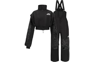ISEE MIGGA Women Snow Suits Ski Jacket and Pants Set Waterproof Windproof Snowboarding Ski suits Winter Sports Velvet Quilted