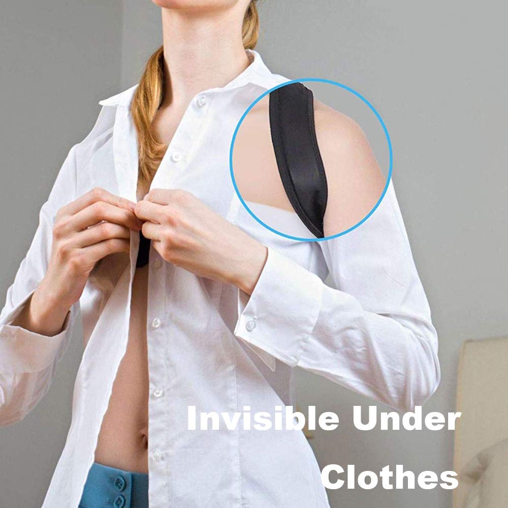 Posture Corrector for Women and Men - FDA Approved Adjustable Upper Back Brace for Clavicle Support and Pain Relief from Neck, Back & Shoulder - Correct Slouching, Hunching & Bad Posture