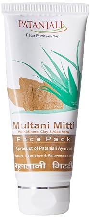 Patanjali Aloevera Multani Mitti Face Pack, 60g