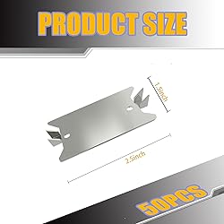 Nail Plates for Wood Studs, 1.5 x 2.5 Inch Sharp