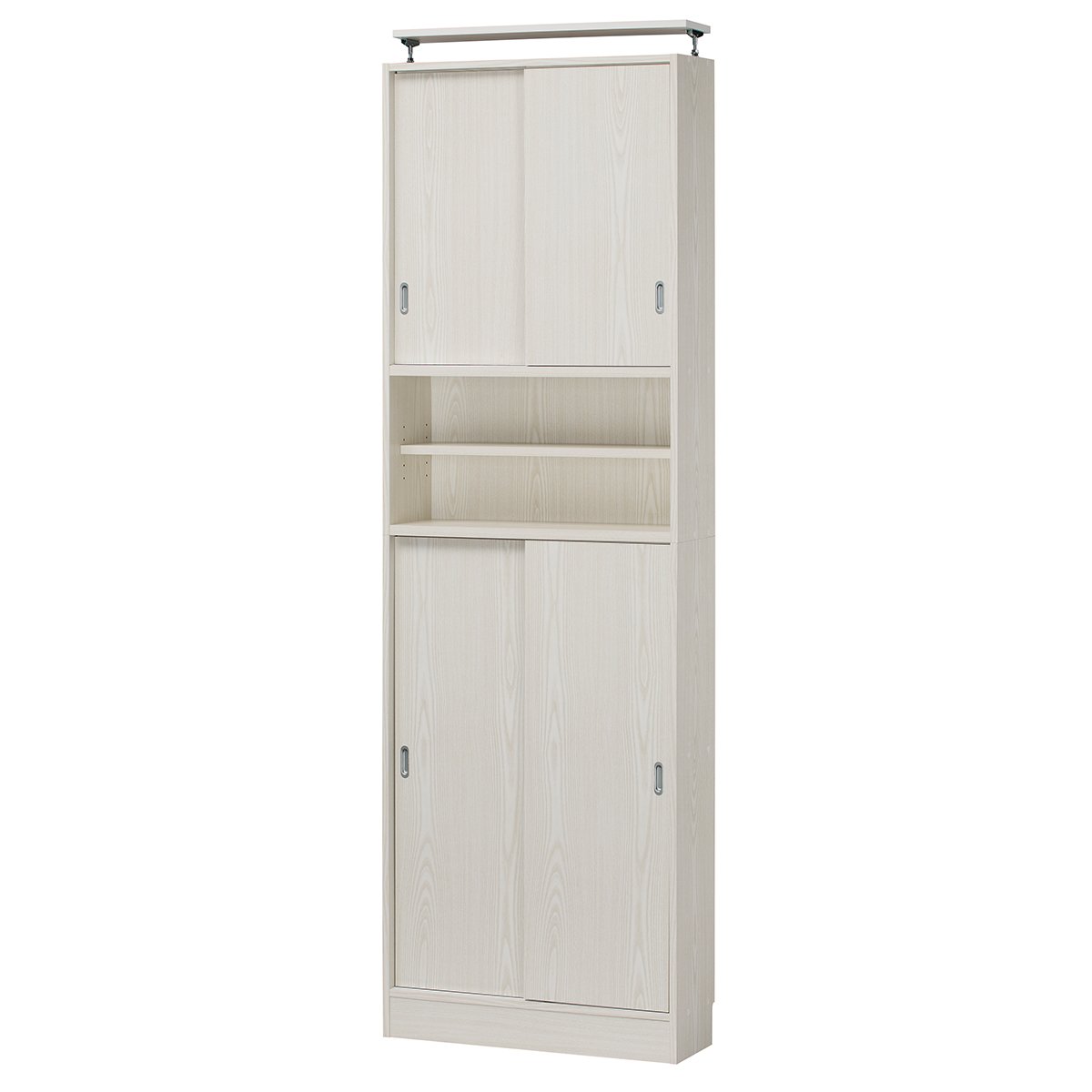 高さ約233から254cmの天井に対応 引き戸 幅約75cm Ptf 2375sdadk ピットフィット 収納庫 Ptf 2375sdadk ダークブラウン 2梱包 ダークブラウン 全面引き戸扉 白井産業 Shirai 薄型壁面収納 ダークブラウン 天井突っ張り B01j1geo3w 本棚 本棚 正規代理店