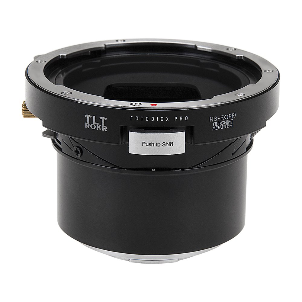 Fotodiox Pro TLT ROKR Tilt/Shift Lens Mount Adapter Compatible with Hasselblad V-Mount Lenses to Fujifilm X-Mount Cameras