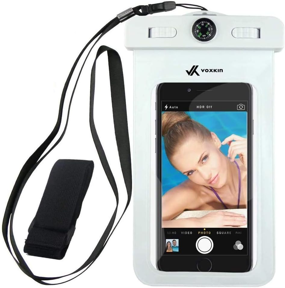 ⚡ [ PREMIUM QUALITY ] Universal Waterproof Phone Holder with ARM BAND, COMPASS & LANYARD - Best Water Proof, Dustproof Case for iPhone 12 Pro Max, 12 Mini, S21 Ultra, S20, OnePlus 8, 8 Pro, Pixel 5