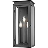Z-Lite 5018M-BK Nova - 3 Light Outdoor Wall Mount-20.5 Inch Tall and 8.5 Inch Wide