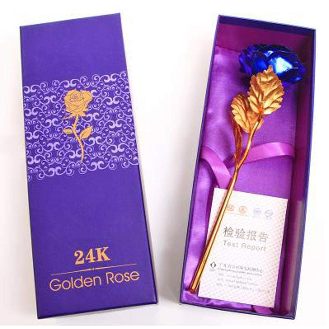 rosa finta scatola regalo