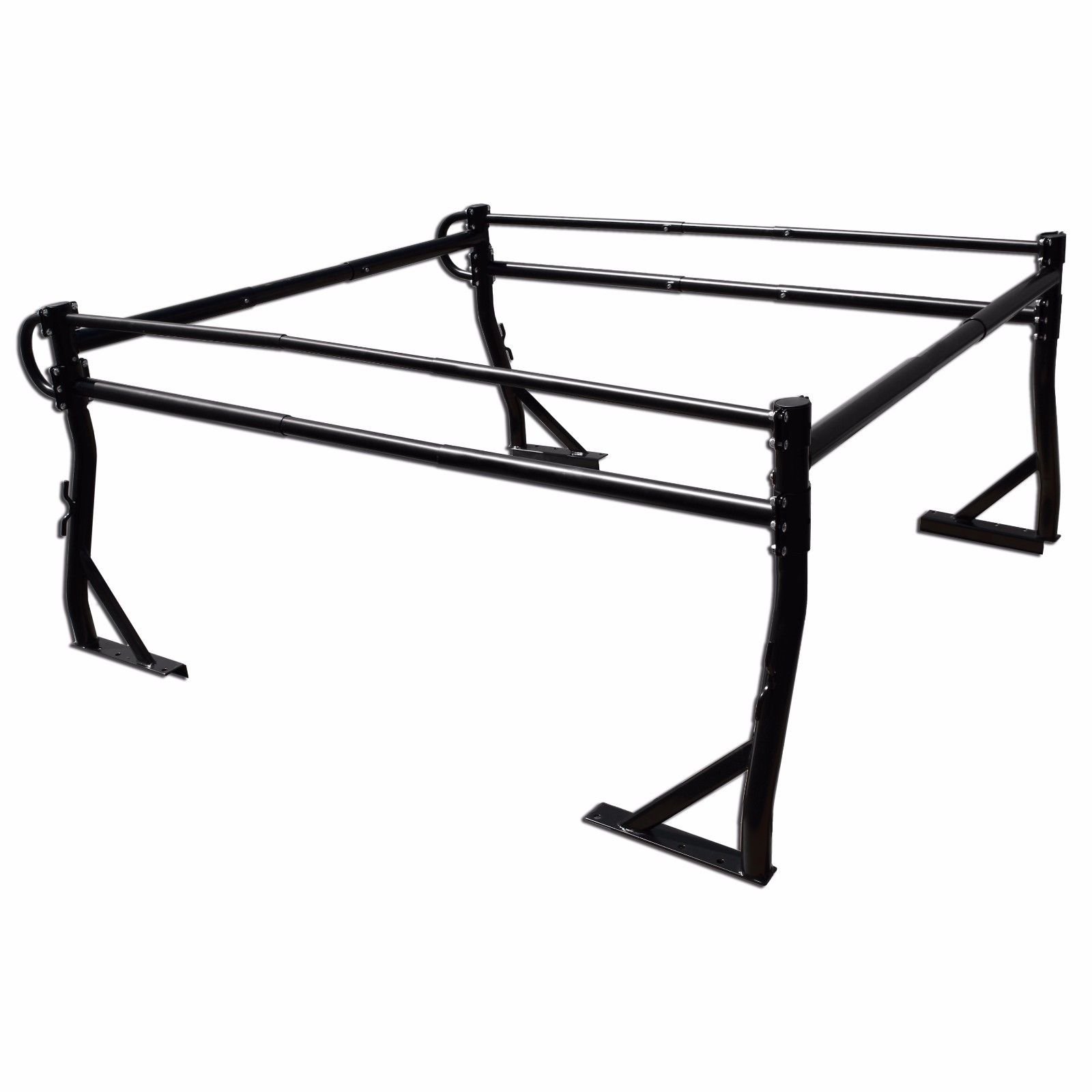 AARacks Model X38 Short Bed Truck Ladder Rack Side Bar With No Over