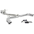XFORCE ES-VW08-VMK-CBS 3" Cat-Back Exhaust System with VAREX Muffler for 2015-2019 Volkswagen Golf GTI Mk7/7.5; 304 Stainless Steel Pipework with Polished Dual 4" Tips