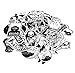 Nuoxinus Laptop Stickers [100pcs], Black White Car Stickers Skateboard Luggage Bike Motorcycle Bumper Stickers, Snowboarding Guitar Helmet Phone Graffiti Stickers Decals