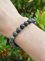 Dragons Blood Jasper Crystal Bead Bracelet