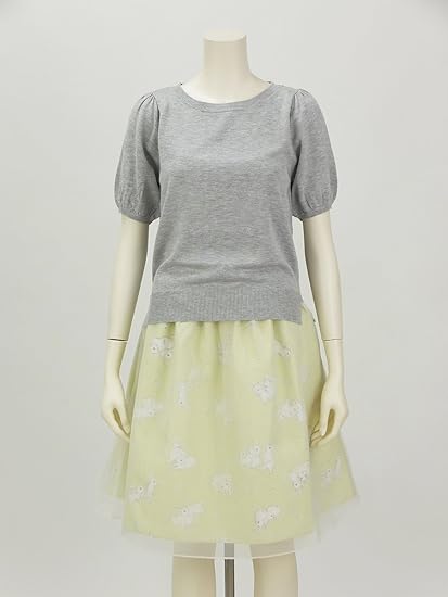 Amazon フランシュリッペ Franche Lippee すずらんうさぎコンビワンピース ワンピース チュニック 通販