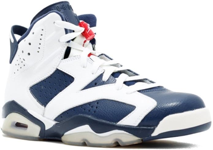 blue and white jordans 6