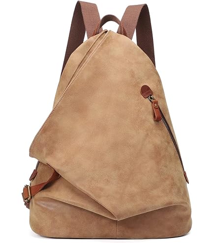 Roma Leathers Concealment Backpack - Premium Brown Cowhide Leather - Dual Entry Gun Compartment - YKK Locks - Metal Zippers - Convertible Straps - Multi Pocket Shoulder Bag - Designed in the U.S.A