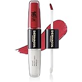 Dermacol NEW 16-Hour Lip Colour, Highly Pigmented Glossy Lip Stain, Two-Phase Lip Plumper Gloss, Kissproof Lip Makeup Products with Matte and Glitter Finish,n.3