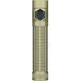 OLIGHT BatonUltra EDC Flashlight Rechargeable, Bright Pocket Flash Light | 1800 Lumens, Small LED Light, Magnetic Tail Switch, Dual Charging, IPX8 Waterproof for Home, Camping, Outdoor, Olive Green