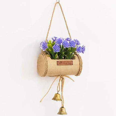 Amazon Wenzhe 人造花シミュレーションの花の手配偽の花假花クリエイティブ 壁掛け式 カンパニュラ 手作り ホームストラップ 牧歌的なスタイル 8のスタイル 色 G G フラワーデコレーション オンライン通販