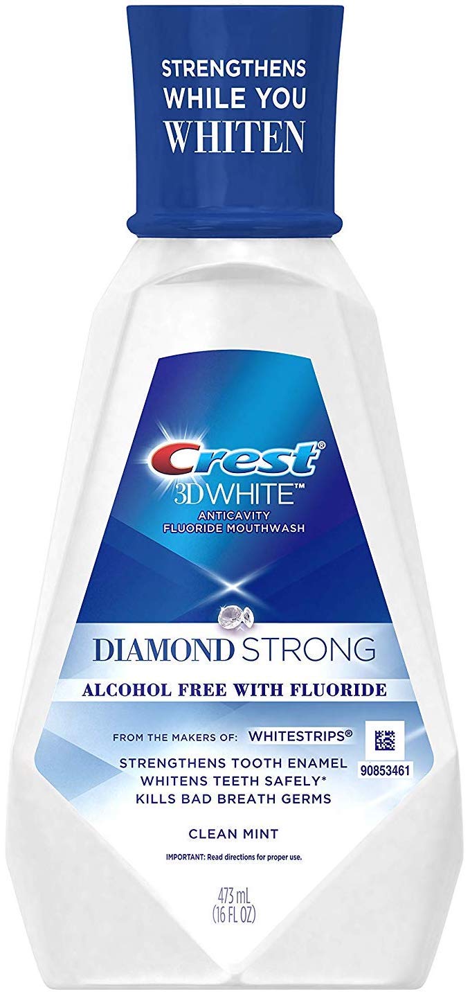 Mua Crest 3D White Diamond Strong Mouthwash, 473 Ml, 4 Count trên