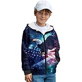 ZPINXIGN Kids Zip Up Hoodie Boys Girls Oversized Sweatshirt Lightweight Athletic Hoodies for 6-16Y