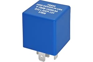 CASALYTICS 5-Pin Flasher Relay F65B-13350-AA, 5C3T-13350-AA TBB89 - Fix Fast Hyper Flash for Turn Signals & Hazard Warnings - Replacement for Ford, Lincoln, Mercury