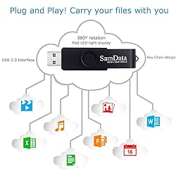 SamData 64GB USB Flash Drives 2 Pack 64GB Thumb