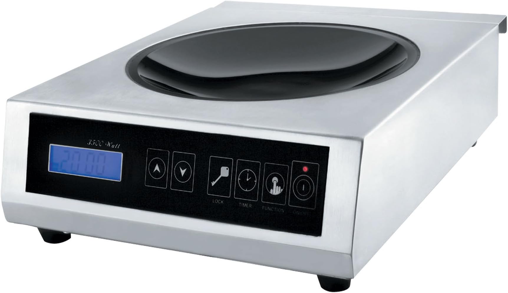 cuisineonly Induction Wok – 3500 W,..: (Induction Hob Cooking Kitchen Microwave Ovens – Stoves)