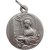 I G J MEDAL OF SAINT CECILY OF ROME - THE PATRON SAINTS MEDALS - 100% MADE IN ITALY