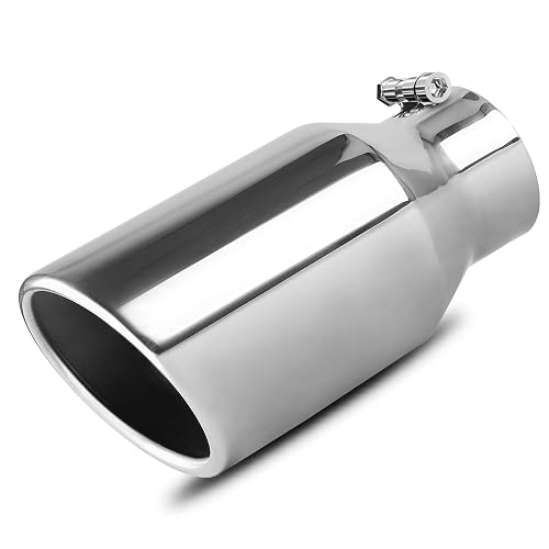 AUTOSAVER88 3 Inch Inlet Exhaust Tip, 3" Inlet 4.5" Outlet 9" Long ...