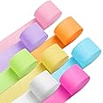 PIGETALE Crepe Paper Streamers, 8 Rolls 656ft Party Streamers, Pack of 8 Pastel Colors Crepe Paper for Kids Girls Birthday Party Supplies Wedding Bridal Baby Shower Decorations (1.8Inch x 82Ft/Roll)
