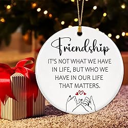 Friendship Ornament, Friends Christmas Ornaments
