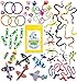Super Secret Surprise Sack 100 Pc Terrific Toy Assortment (Toys for Party Favor Goody Bags, Piñata, Carnival Prizes, or School Classroom Rewards Treasure Box)