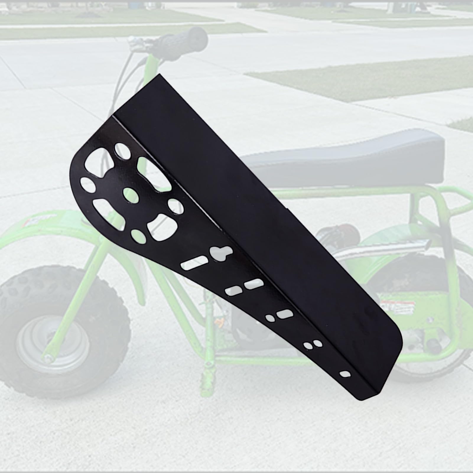 Photo 1 of Mini Bike Chain Guard for Most Mini Bikes with Predator 212cc 196cc 200cc Gx160 Gx200 Tilotson 212r Tecumseh Engine, Black Mini Bike Parts