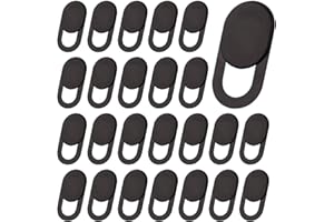 Wolfride Computer Camera Cover Slide Webcam Cover Webcam Blocker Slider Black (50pcs)