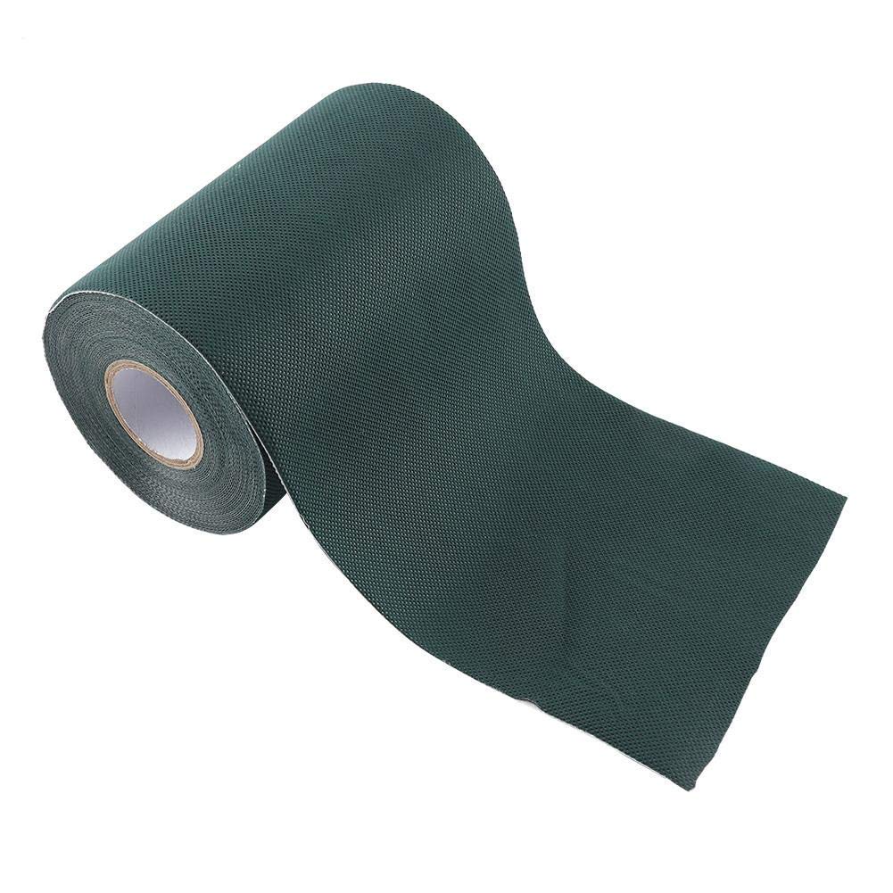 Fdit Waterproof Self Adhesive Blending Tape Green Grass Synthetic for Lawn English Grass 15 * 1000cm