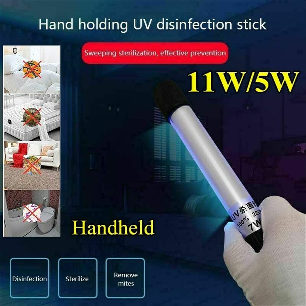 FFOMG Mini UV Sanitizer Wand Handheld Ultra Violet Light Kill Bacteria Germ Sterilizer, Ultraviolet Sterilizer Lamp Kill Bacteria within 20s (5 W)