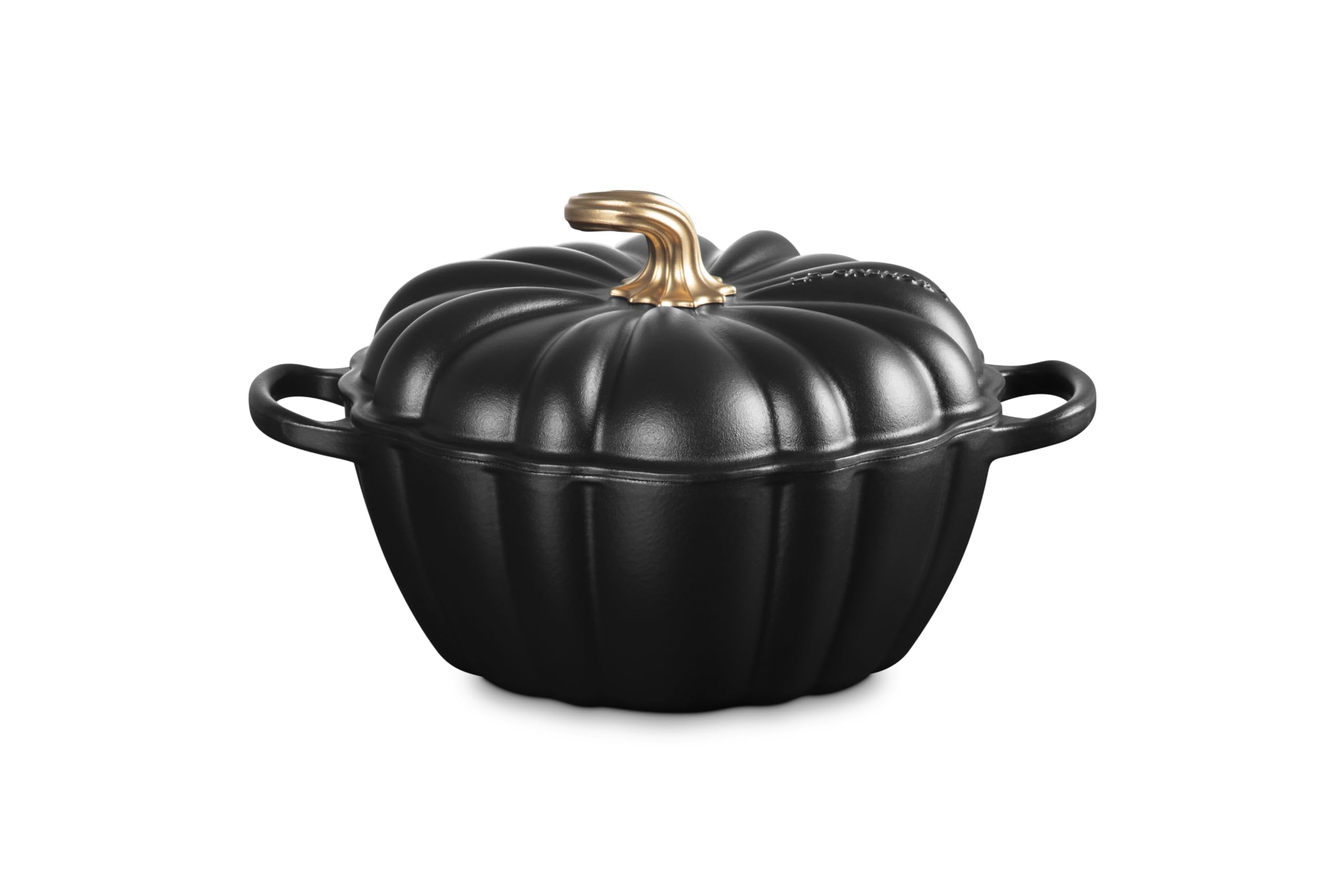 Le Creuset Enameled Cast Iron Signature Pumpkin Cocotte, 4 qt., Licorice