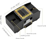 ZONJIE Automatic Card Shuffler 2 Decks Battery Operated Poker Shuffler view 6