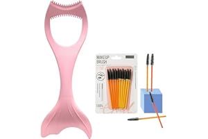 KOTOMI Mascara Shield Applicator Guard,lash Buddy,Makeup Lash Tool,Lash Separator Tool,Lash Applicator Tool,Reusable Makeup Tool,with One Premium Lash Brushes,Beginners Friendly for Women (Pink)