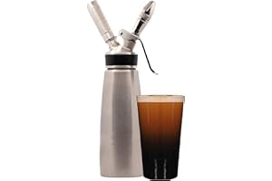 CELESTIAL COFFEE CO. Nitroflow: Nitro Cold Brew Coffee Maker and Infuser for Barista-Quality Nitro Coffee and Creamy Mixed Drinks at Home, Featuring a Durable Stainless Steel Canister and Nitro Tip