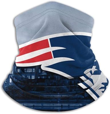 New England Patriots Neck Warmer Winter Thicken Soft Elastic Fleece Skiing Face Scarf Mask Amazon Co Uk Clothing