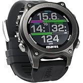 Mares Sirius Watch-Style Wrist Dive Computer for Recreational Divers | Underwater, Snorkeling/Scuba Diving Accessory