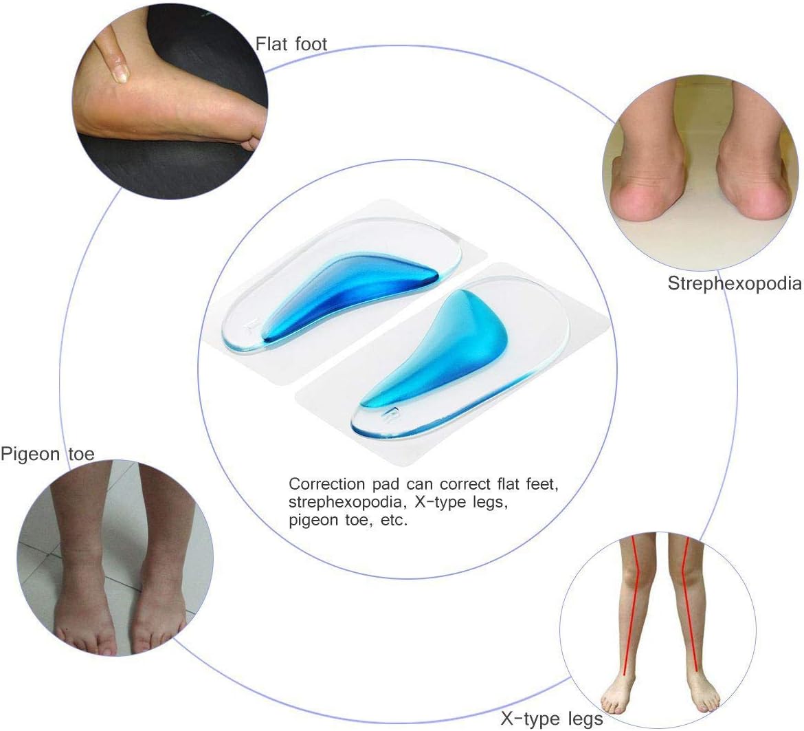 Orthotic Arch Pads, Gel Flat Foot Wedge Shoe Insert, Orthotic Shoe Transparent Adhesive Arch Pad - Image 4