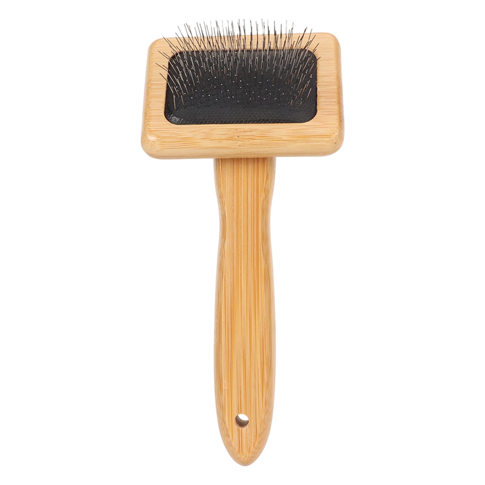 Slicker Brush with Air Cushion, Tapestry Weaving Comb Macrame Slicker Brush Pet Grooming Brush for Cat Dogs Hair, Long Pin Slicker Brush Open Knot Comb