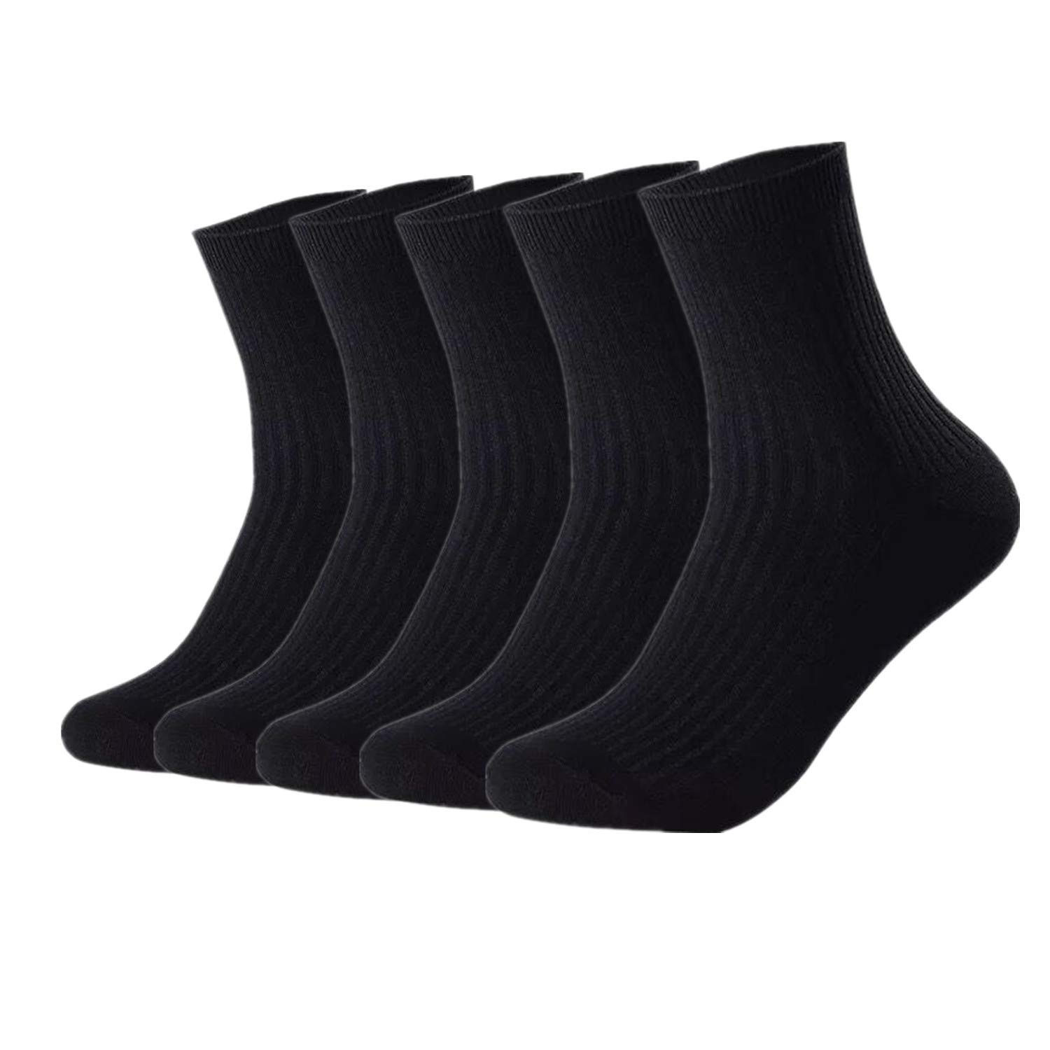 Men’s Crew Socks Thin Lightweight High Ankle Socks 5 Pack Sports