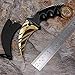 Magnolia Gear KARAMBIT CSGO Knife Skins Tactical Knife | Neck Knife Easy To Carry with Rope, Sheath and Sharpener | Perfect for Hunting Fishing Camping Survival | Personal Self Defense Tiger