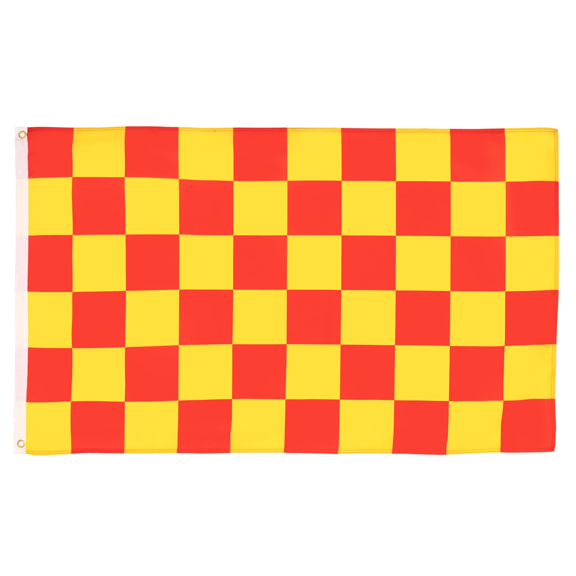 AZ FLAG - Red And Yellow Check Flag - 3x5 Ft - 100D Polyester Checkered Racing Banner with Two Metal Grommets - Fade Resistant - Vivid Colors - 3' x 5' Feet - 150x90 Cm
