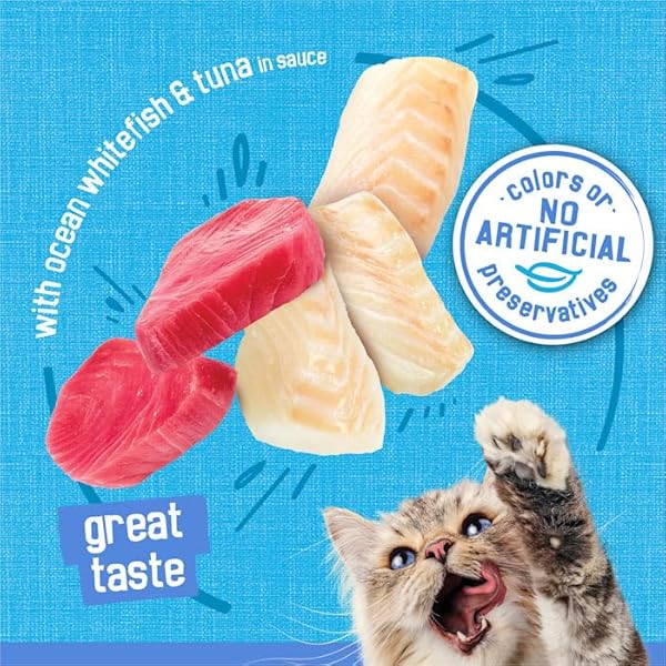 FRISKIES SAVORY SHREDS WITH OCEAN WHITEFISH & TUNA IN SAUCE CANNED CAT FOOD 24 – 5.5OZ CANS